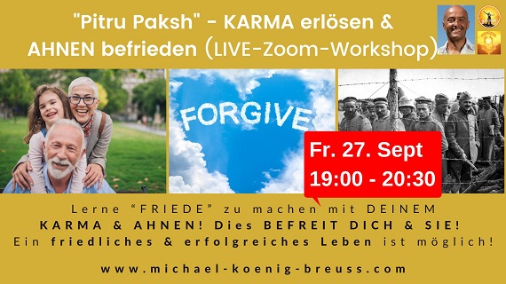 Pitru Paksh KARMA erlösen & AHNEN befrieden (LIVE Zoom Workshop) 570